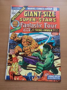 MARVEL: GIANT-SIZE SUPER-STARS #1, BATTLE ROYALE (THING VS HULK), 1974, VF-!!!  