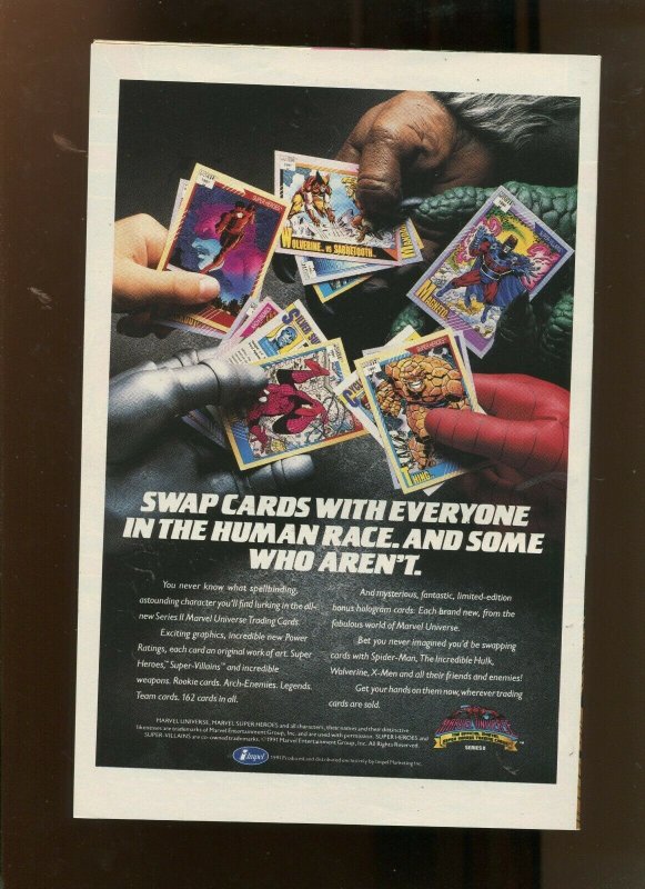 X FORCE #2 (9.2) DEADPOOLS BACK! 1991