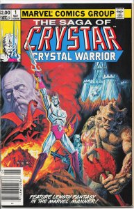 The Saga of Crystar, Crystal Warrior #1 (1983) Crystar [Key Issue]