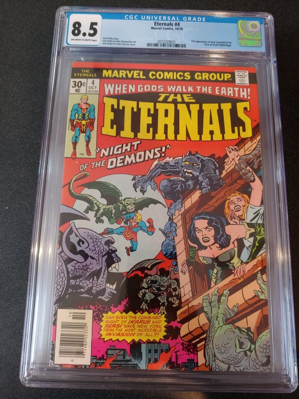 ​ETERNALS #4 CGC 8.5 2ND APPEARANCE OF SERSI