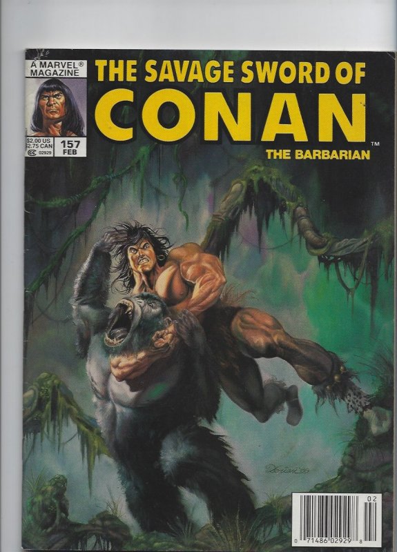 The Savage Sword of Conan #157 (1989)