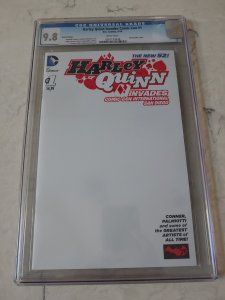HARLEY QUINN INVADES COMIC CON #1 CGC 9.8 SKETCH EDITION!