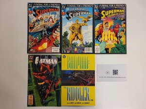 5 DC Comics #20 76 499  Superman Man of Steel + #523 Batman + #2 Riddler 29 TJ5