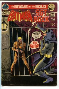 Brave And The Bold  #96 comic book 1971 - Batman- Sgt Rock DC Comics VG/FN 