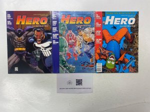 3 Hero Illustrated WARRIOR comic books #14 17 22 46 KM21
