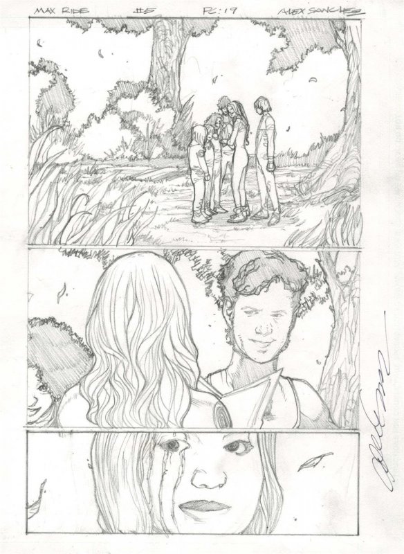 Max Ride First Flight #5 pg 19  Alex Sanchez Art  James Patterson   Maximum Ride