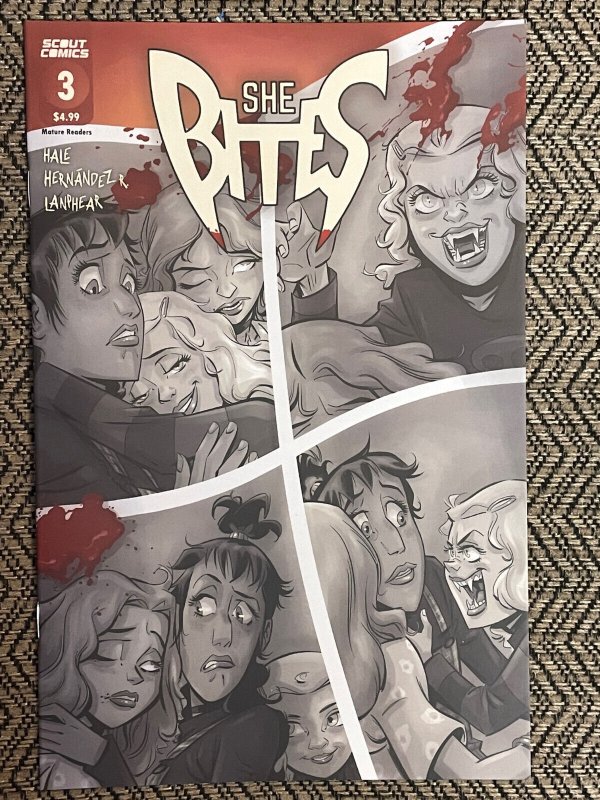 SHE BITES #3 SCOUT COMICS (W) Hedwig Hale (A/CA) Alberto Hernandez R. 