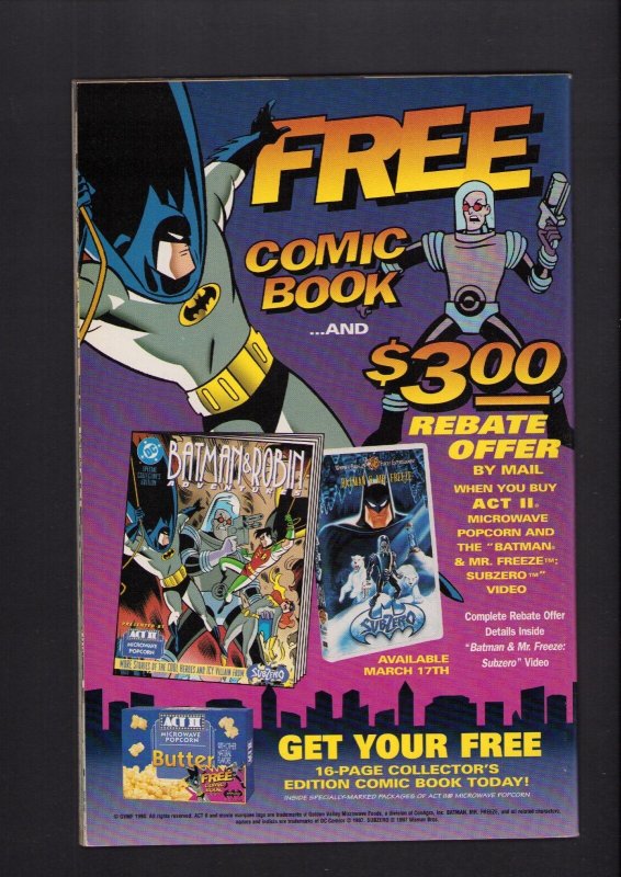 Batman & Robin Adventures: Sub Zero #1 - JOE STANTON COVER! (8.0/8.5) 1998