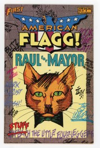 American Flagg! #30 First Comics Howard Chaykin Raul the Cat NM