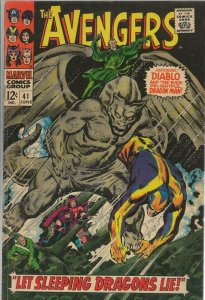 Avengers #41 ORIGINAL Vintage 1967 Marvel Comics Diablo