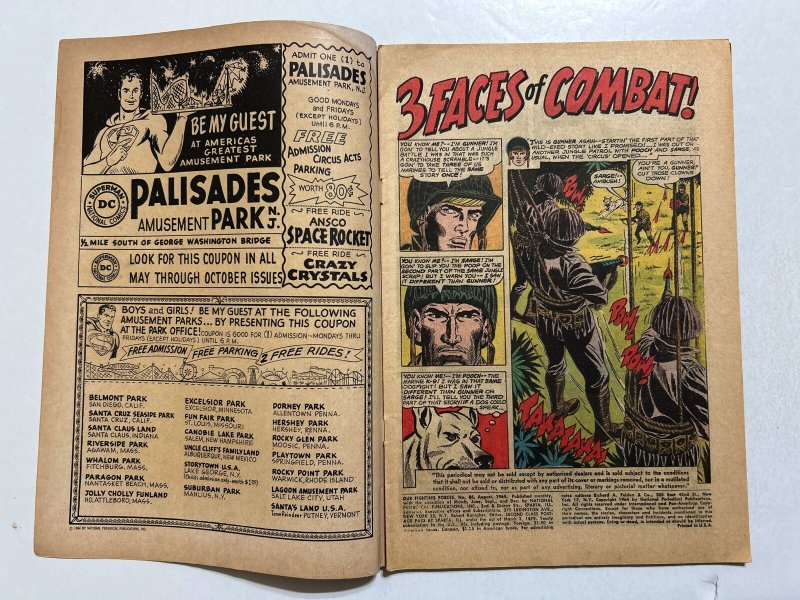 Our Fighting Forces #86 G/VG 3.0 DC Comics 1964