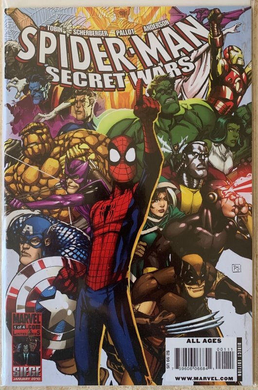 DEADPOOL'S SECRET SECRET WARS 1-4 + SPIDER-MAN SECRET WARS 1-4 | COMPLETE SERIES