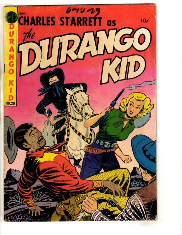 Durango Kid # 20 FN ME 1953 Golden Age Comic Book Western Charles Starrett JL14