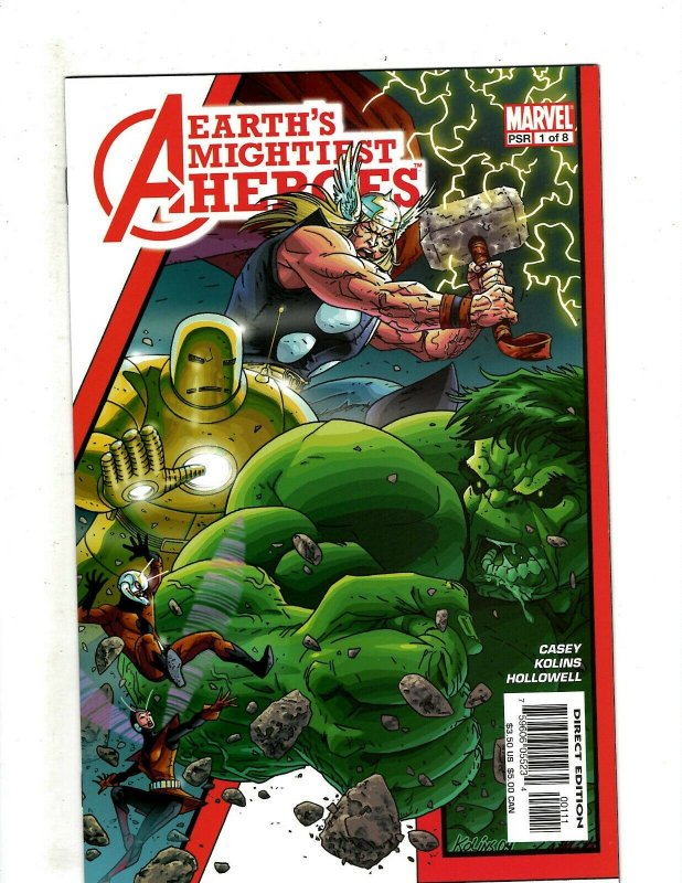 16 Avengers: Earth's Mightiest Heroes Marvel Comics 1(2) 2(2) 3(6) 4(4) 5 8 HG2