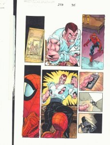 Spectacular Spider-Man #250 p.36 Color Guide Art - Norman Osborn by John Kalisz