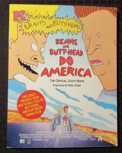 1997 BEAVIS AND BUTT HEAD Do America Official Script Book SC VF- 7.5 1st MTV