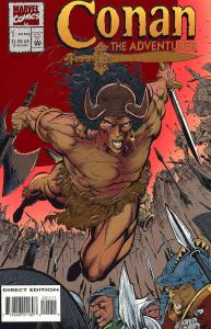 Conan the Adventurer #1 VF ; Marvel | Roy Thomas Red Foil Cover