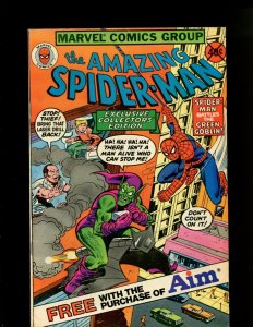 AMAZING SPIDER MAN COLLECTORS EDITION (6.0) AIM TOOTHPASTE GIVEAWAY!! 1980