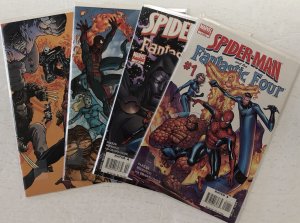 *Spider-Man + Fantastic Four (2007, of 4) 1, 3-4 (2010) 1-4 | 7 High Grade books