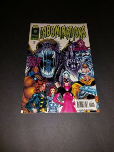 1996 Hulk spin-off ABOMINATIONS 1 Angel Medina art Future Imperfect sequel VG+