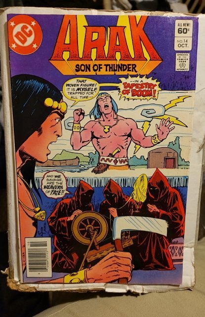 Arak Son of Thunder 14 1982 b4 Comic Books Bronze Age DC