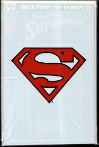 Adventures of Superman #500 Bagged Collector's Edition Cover (1993) Superman ...