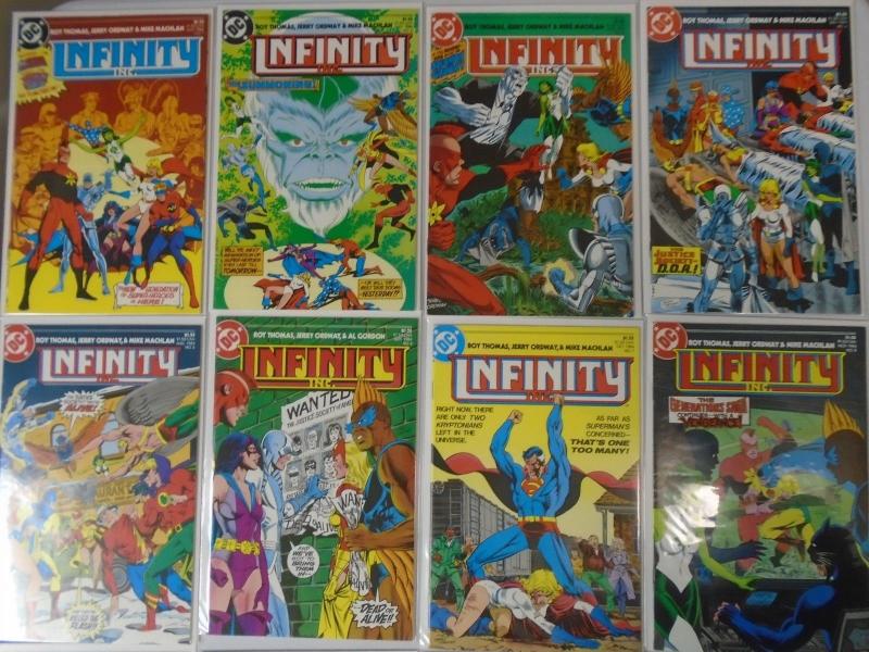 Infinity run #1-53 & Annual (1st series) missing: #10,13,18 8.0 VF (1984)