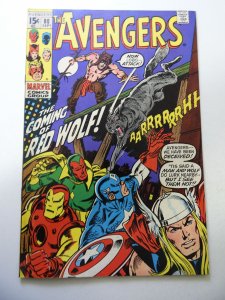 The Avengers #80 (1970) 1st App of Red Wolf! FN Condition