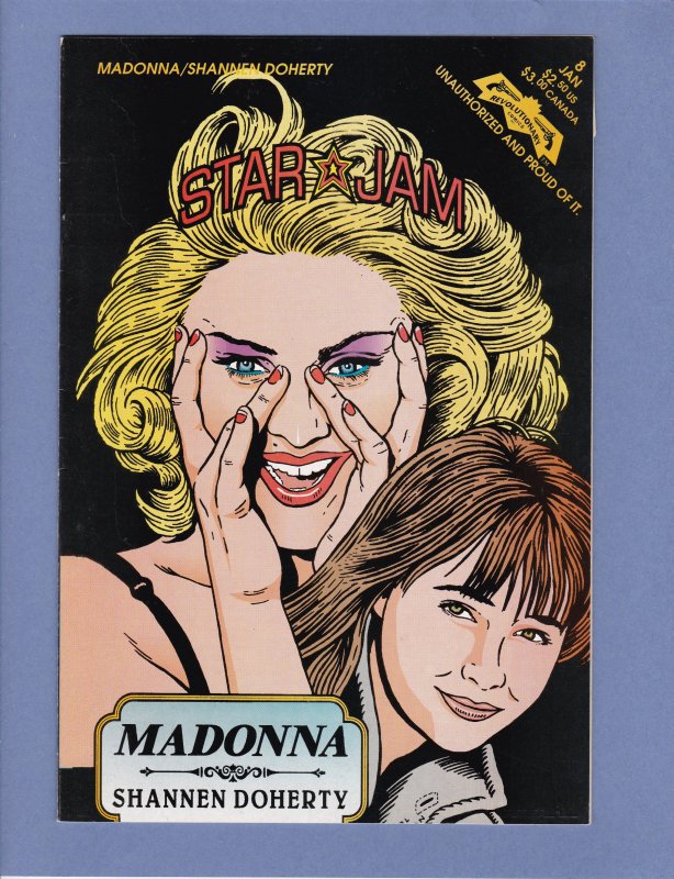 Star Jam #8 NM- Madonna Revolutionary Comics David Bowie