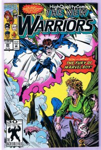 NEW WARRIORS 20, NM+, Nova, Marvel Boy, Night Thrasher, 1990, more in store