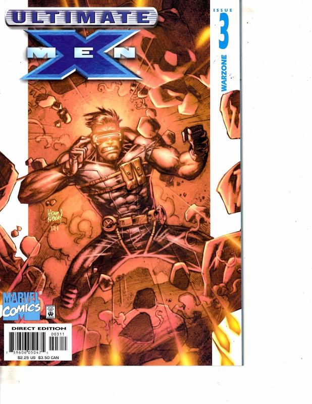 Lot Of 4 Ultimate X Men Marvel Comic Books #2 3 4 5 Iron Man  DC1