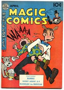 Magic Comics #117 1949- Secret Agent X-9- Blondie- Mandrake Golden Age FN