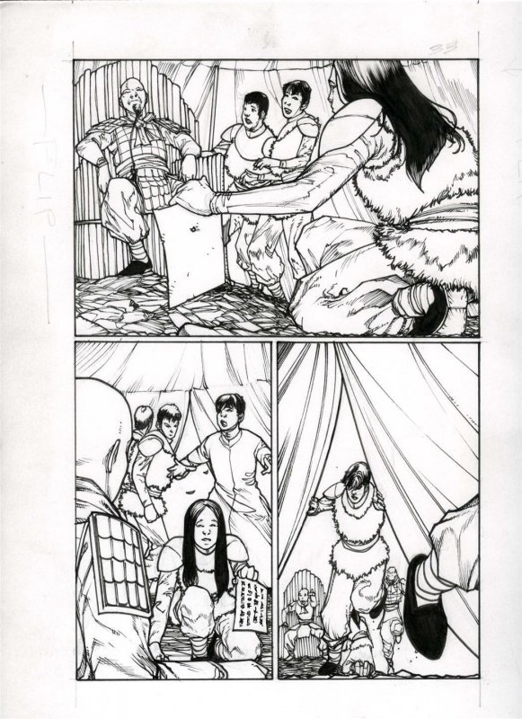 Mulan One Shot page 33  Published art by ALEX SANCHEZ Disney