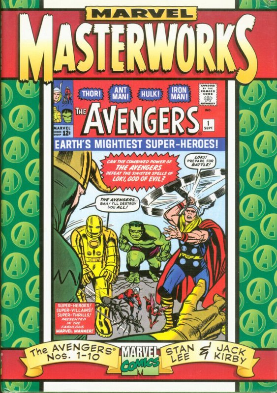 Marvel Masterworks Vol 4 Avengers 1-10 - 4th Printing - ComicCraft 1997 