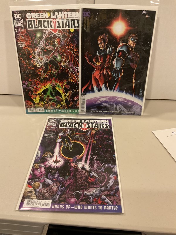 Green Lantern: Blackstars Complete Set #1-3  Morrison! 9.0 (our highest grade)