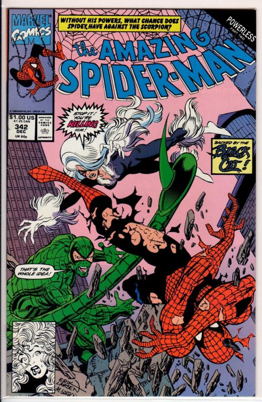 The Amazing Spider-Man #342 (1990) 9.0 VF/NM