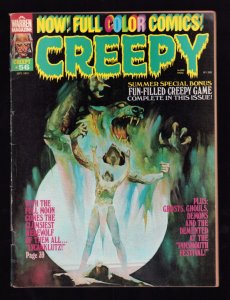 Creepy #56 SEP 1973 (4/4.5) Manuel Sanjulian Cover + In color comic Lycanklutz