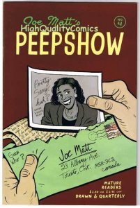 PEEPSHOW #4, NM-, Joe Matt, 1st, Indy, 1992, more indies in store