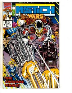 Lot Of 8 Marvel Comics Mutopia # 2 3 4 5 + Mys-Tech Wars # 1 2 3 4 CR44