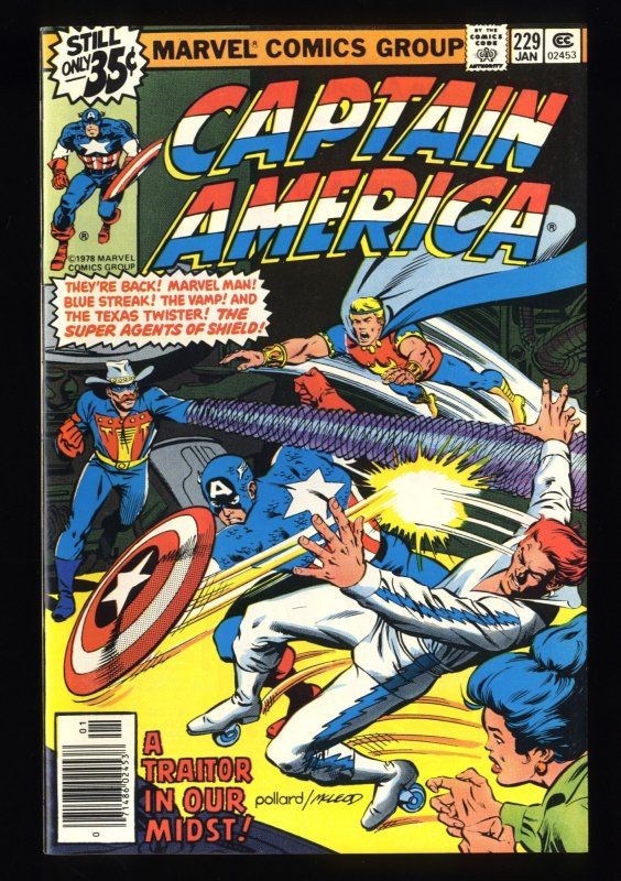 Captain America #229 NM+ 9.6