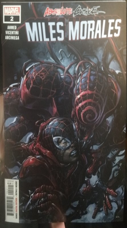 Absolute Carnage: Miles Morales #2 NM CVR A by Clayton Crain