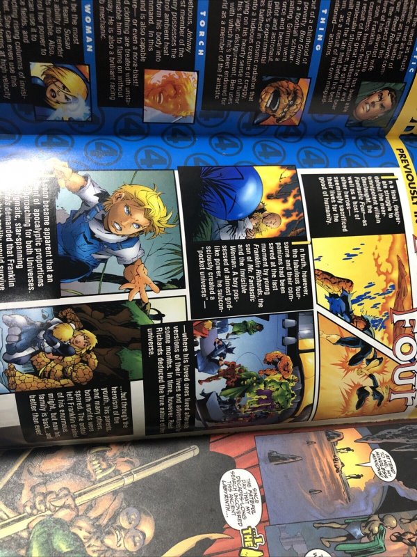 Fantastic Four (1998) # 1 (VF/NM) Variant • Signed Scott Lobdell • Marvel Comics