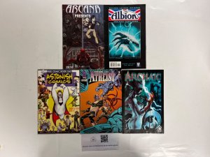 5 Indie Comics Astonish# 1+Atheist# 2+Archaic # 1+Albion# 6+Arcana# ‘10 27 JS50