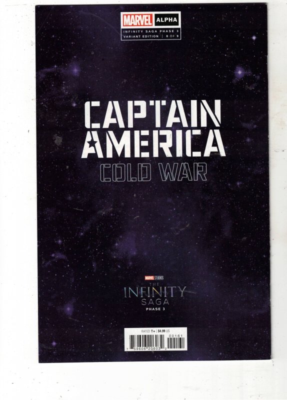 Captain America: Cold War Alpha McNiven Black Cover (2023) NM- Cap Iron Man 50%!