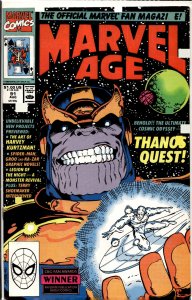 Marvel Age #91 Direct Edition (1990) Thanos