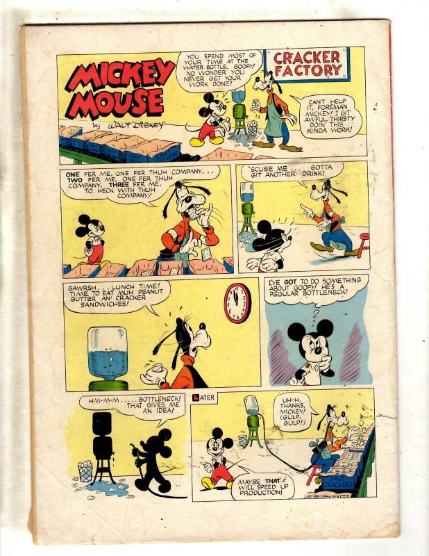 Four Color # 362 VG Dell Golden Age Comic Book Mickey Mouse Diamonds JL1