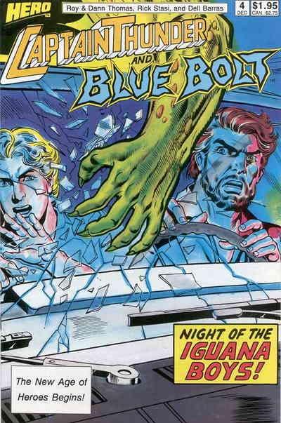 Captain Thunder and Blue Bolt #4 VF/NM ; Hero | Roy Thomas
