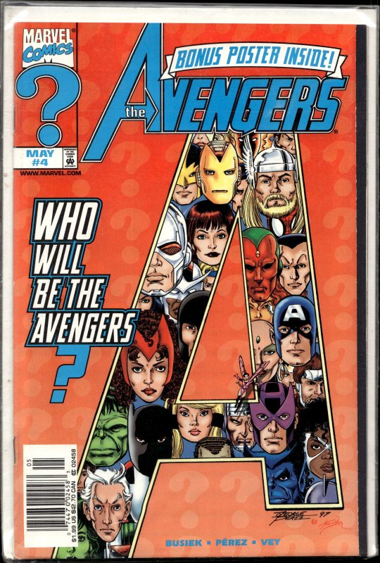 Avengers #4 (1998) The Avengers [Key Issue]