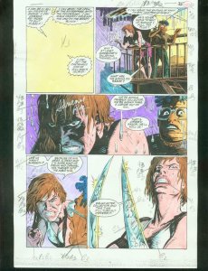 ORIGINAL D.C. COLOR GUIDE ROBIN ANNUAL #2 PG 40-SIGNED VG