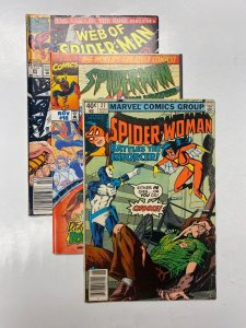 3 MARVEL comic books Web Spider-Man #85 Unlimited #18 Spider-Woman #27 29 KM11